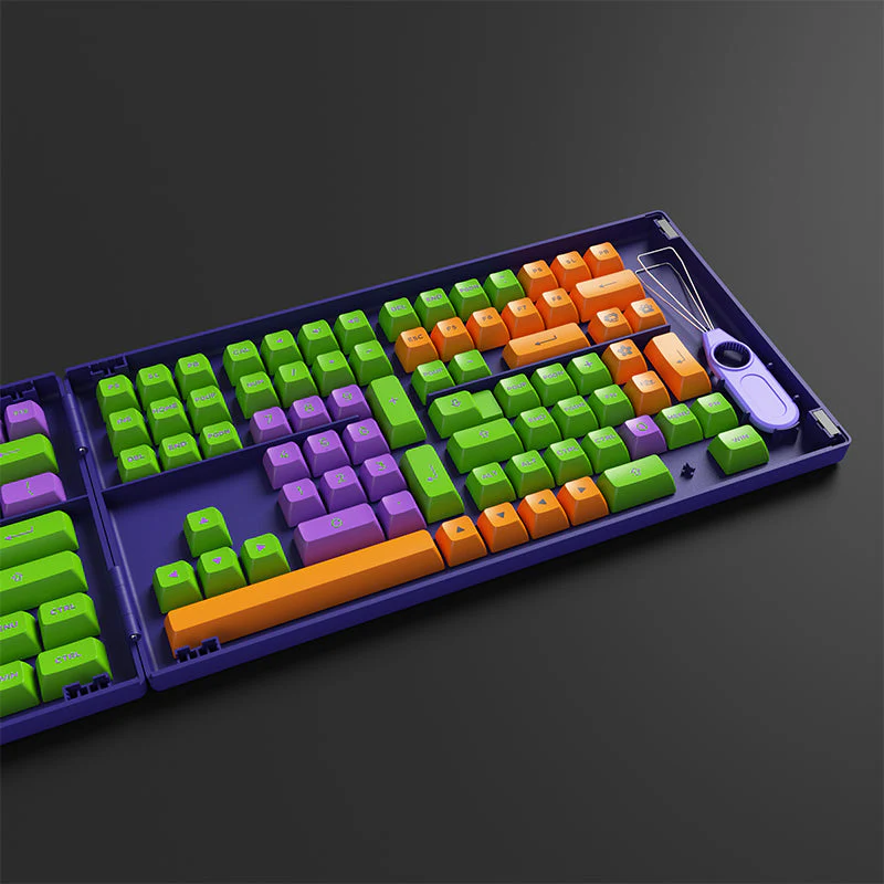 EVA-01 Themed Keycap Set (158-Key) - Image 4