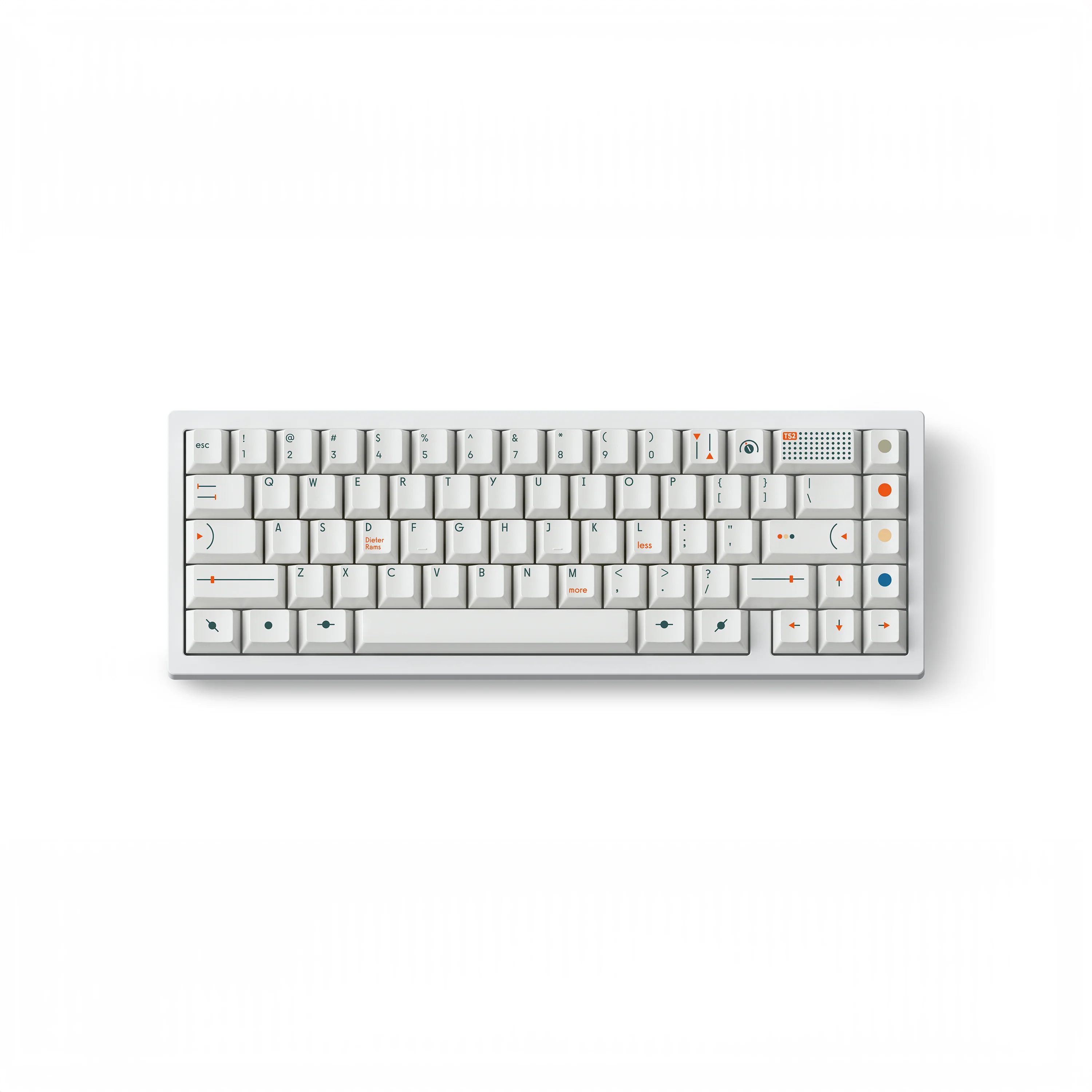 FBB T52 Cold White PBT Keycap Set - Image 3