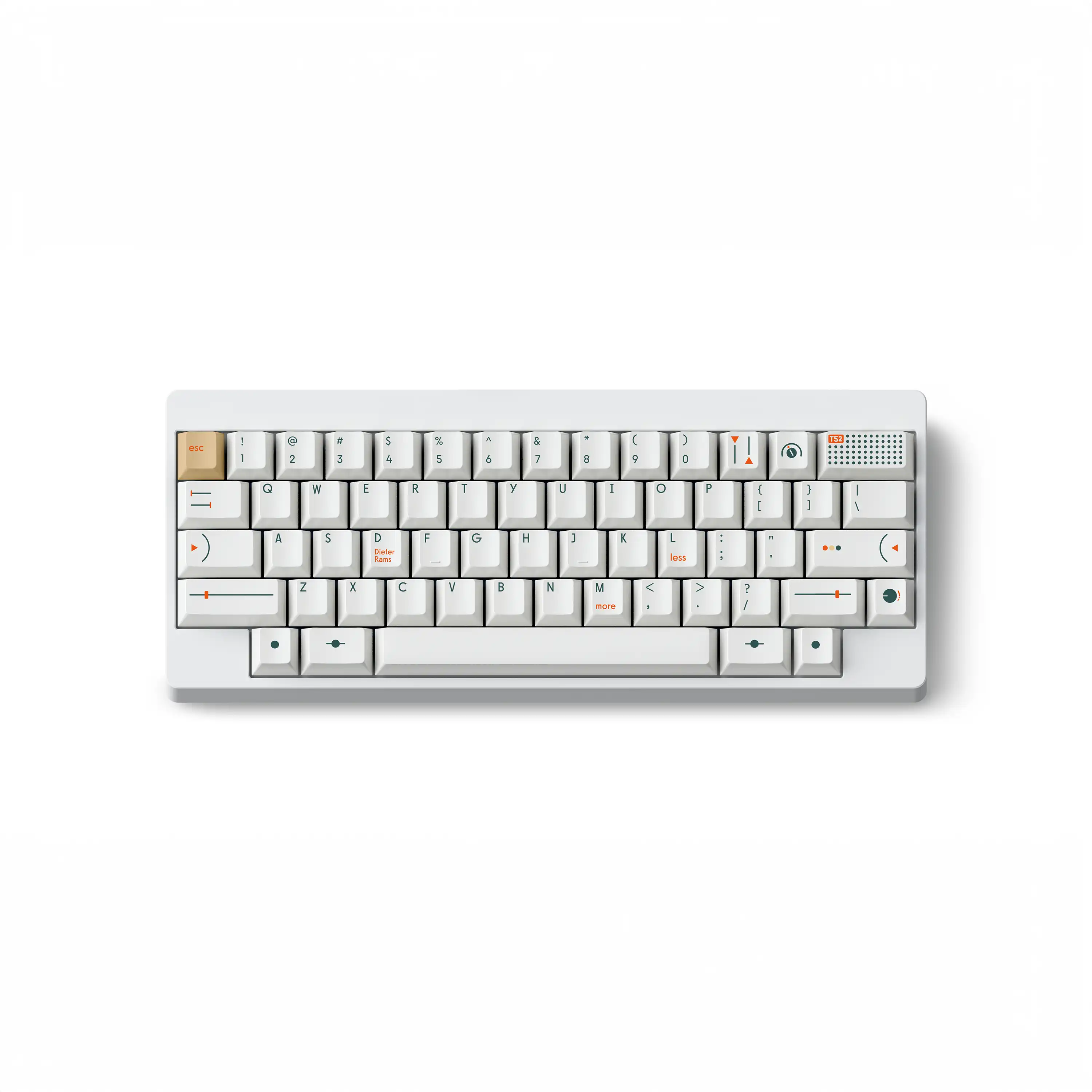 FBB T52 Cold White PBT Keycap Set - Image 4