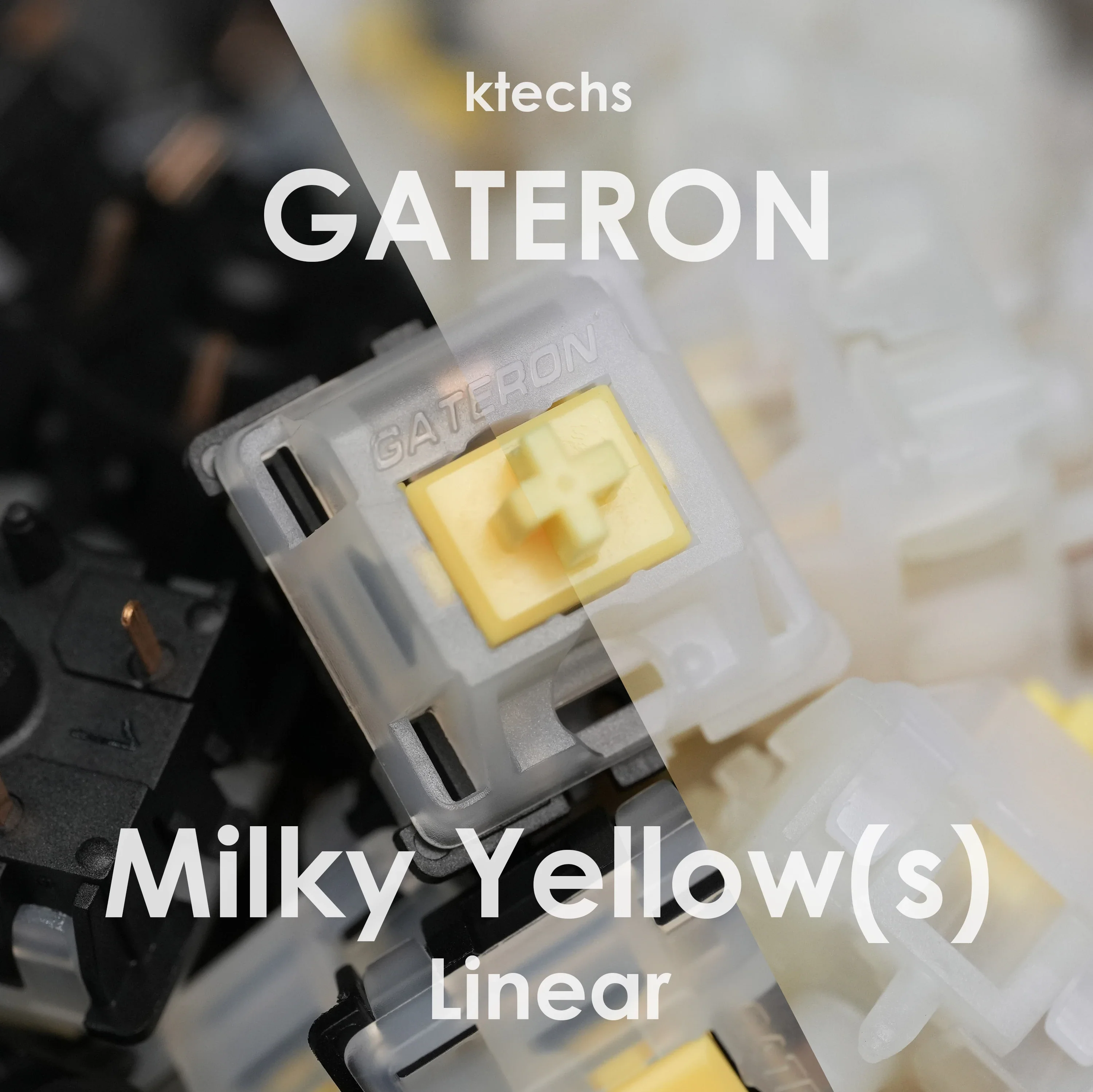 Gateron Milky Yellow Linear Switch - Image 3