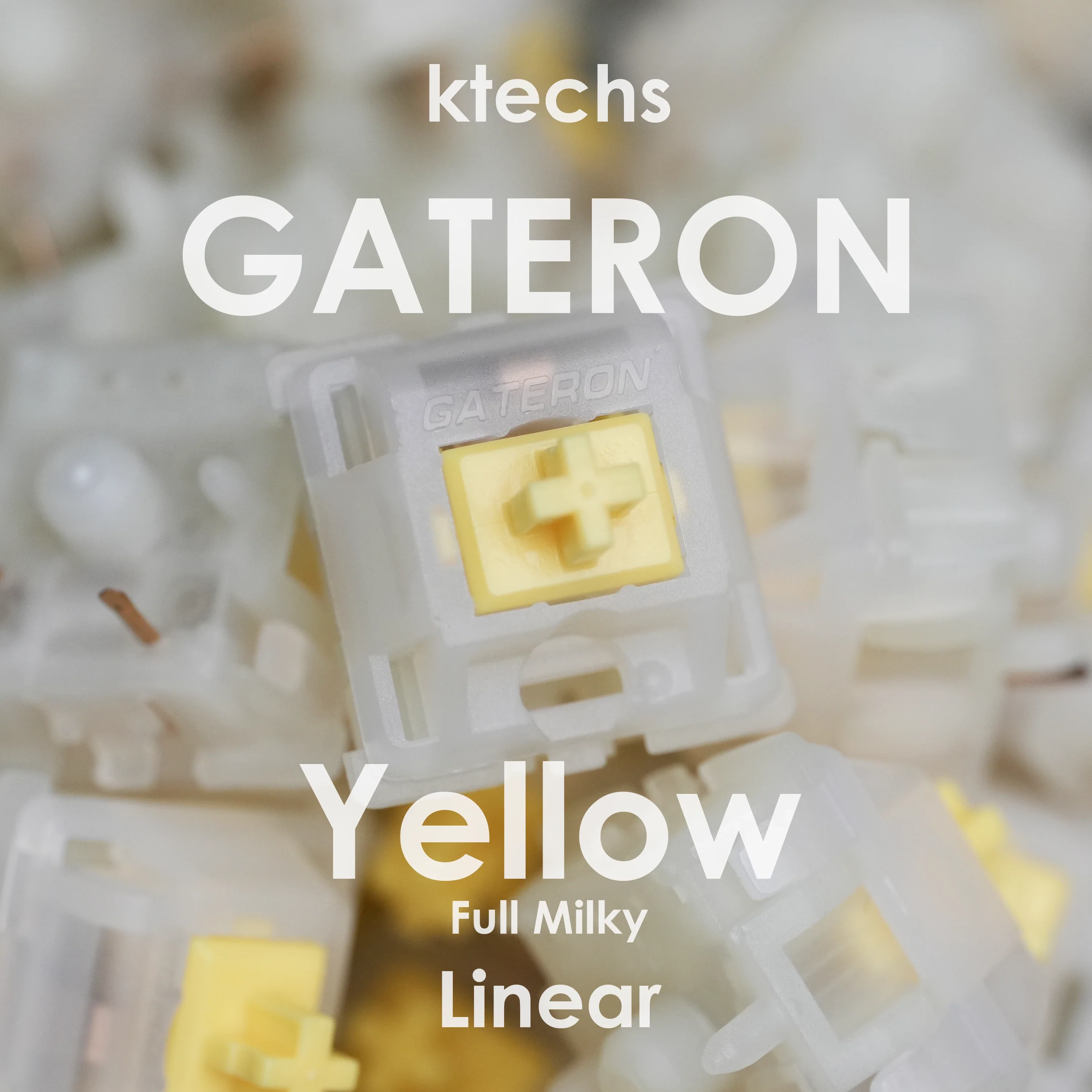 Gateron Milky Yellow Linear Switch - Image 5