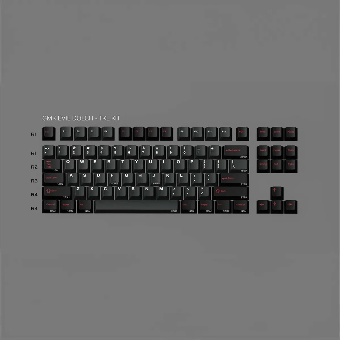 GMK CYL Evil Dolch The Split - Image 5