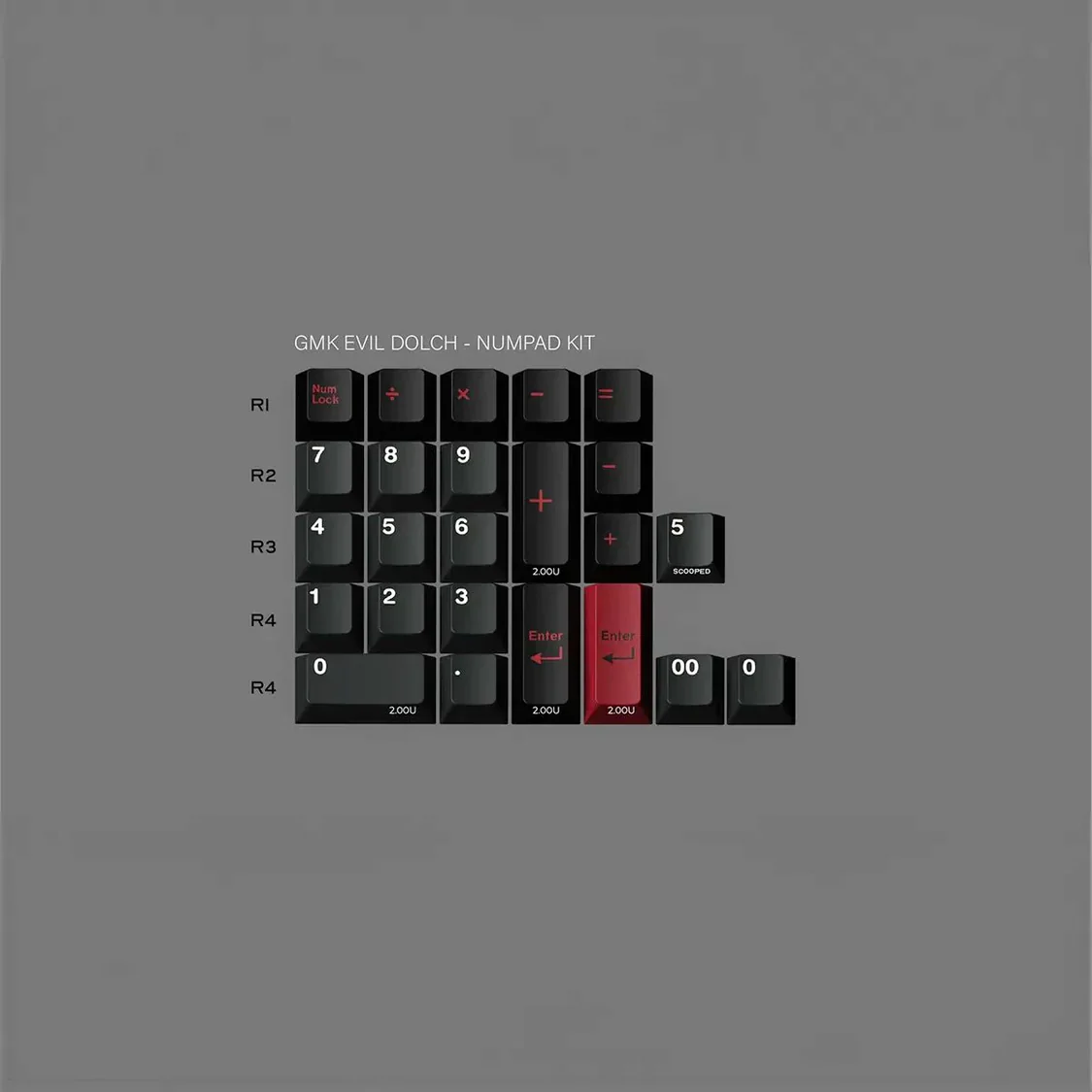 GMK CYL Evil Dolch The Split - Image 9