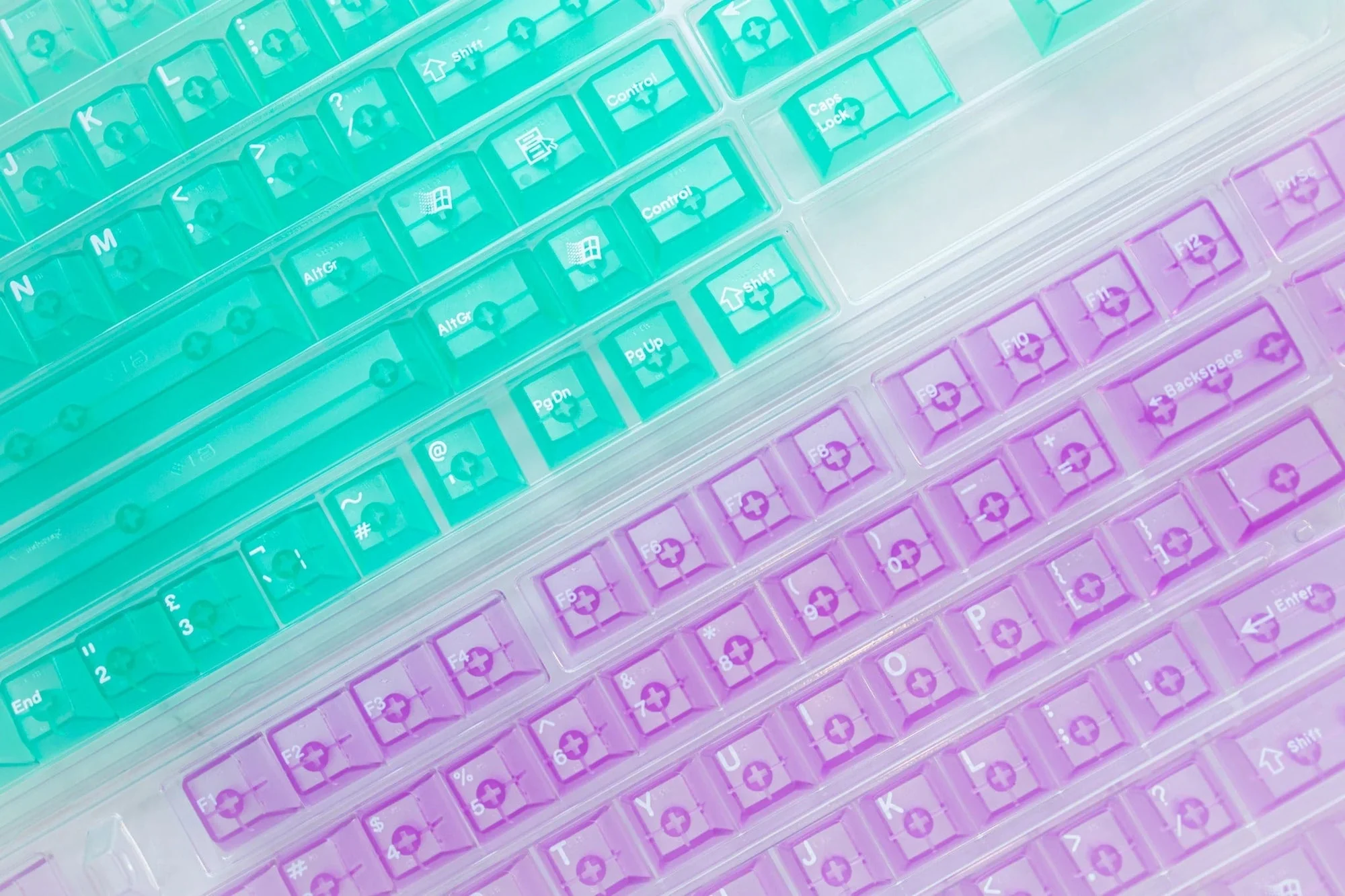 LeleLabs Crystal Clear ABS Keycaps - Image 3