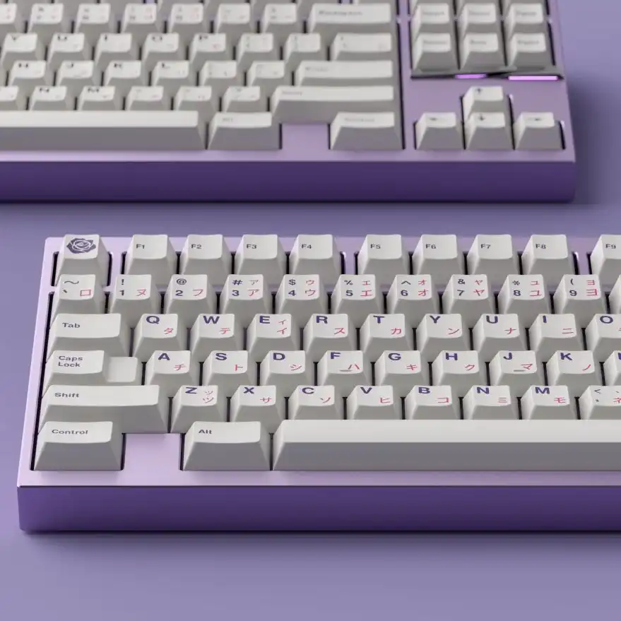 Tutkeys ROZE Cherry Profile PBT Keycap Set - Image 8