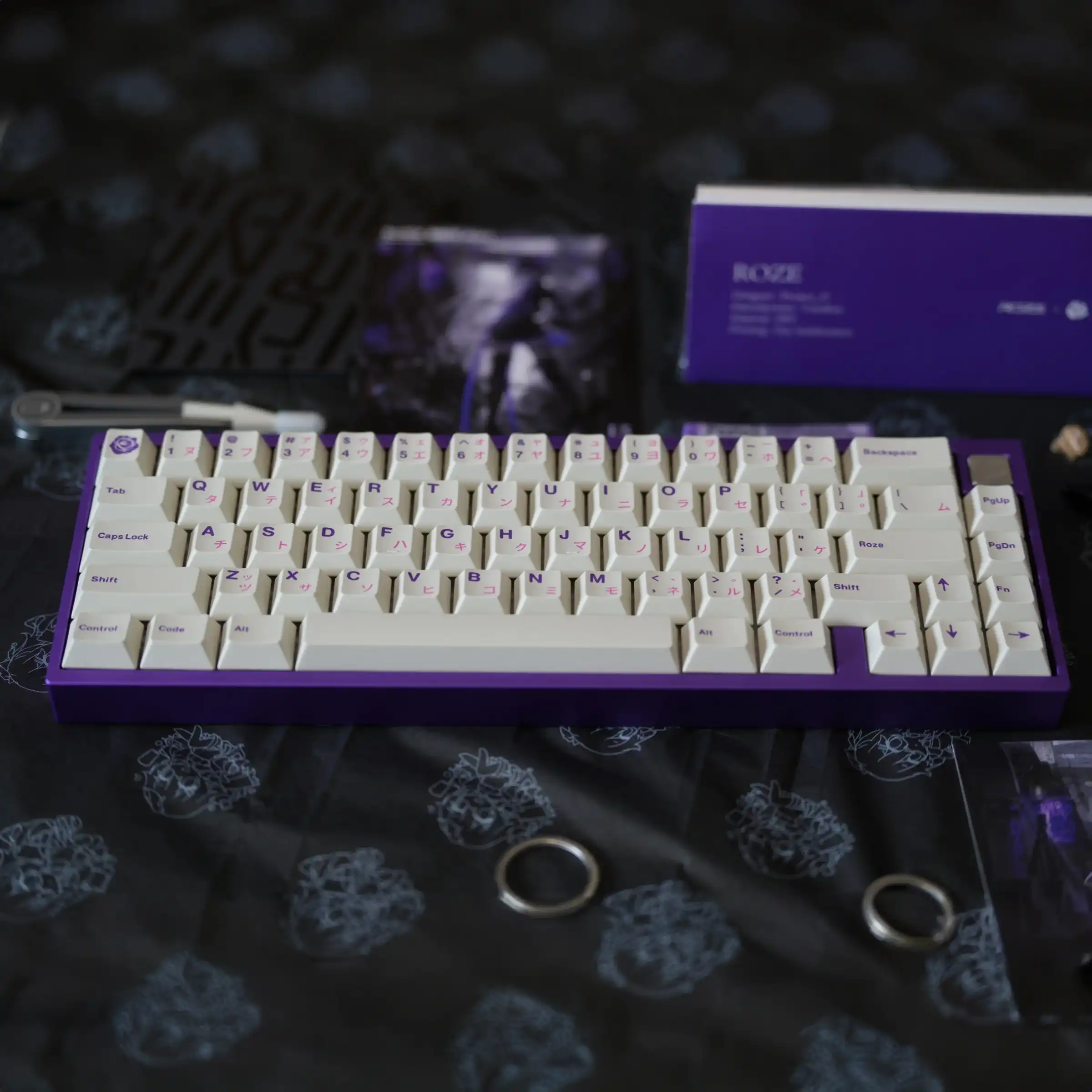 Tutkeys ROZE Cherry Profile PBT Keycap Set - Image 9