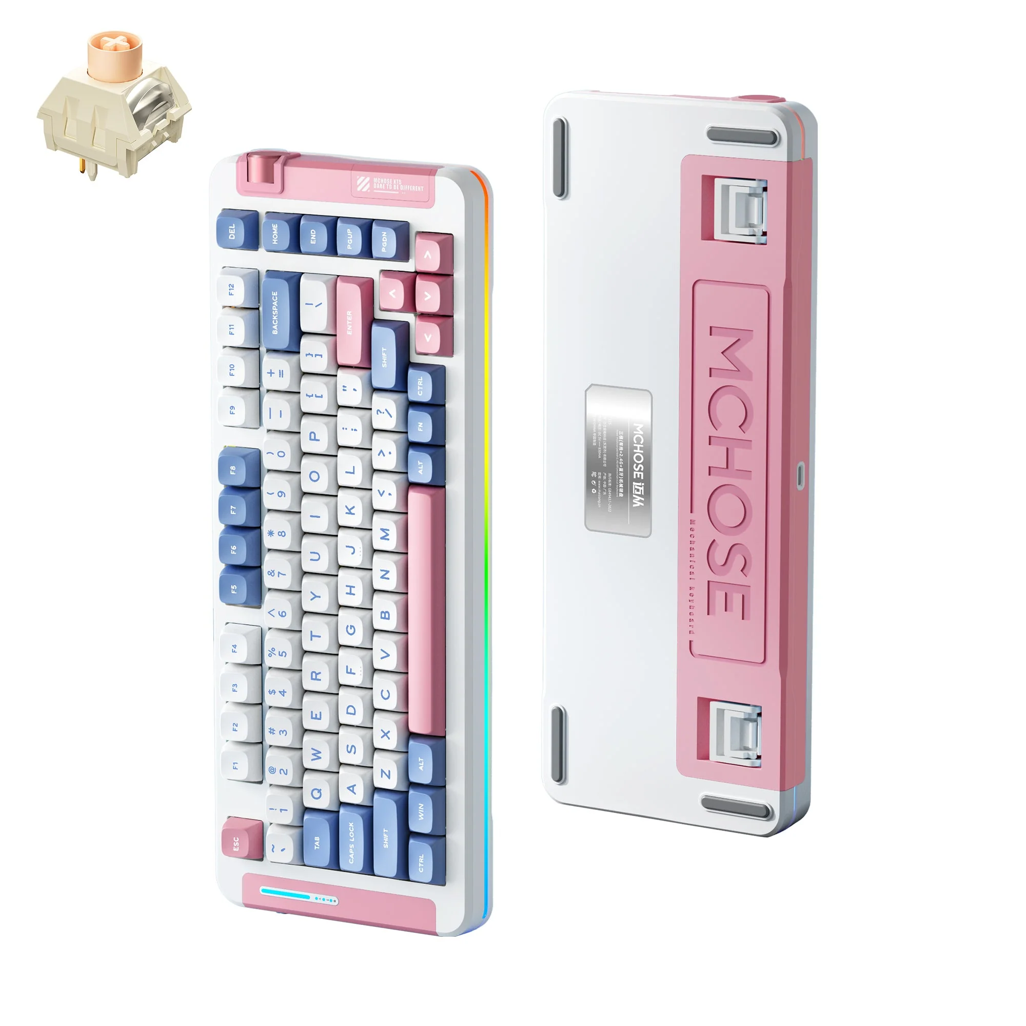 MCHOSE X75 Mechanical Keyboard - Image 3